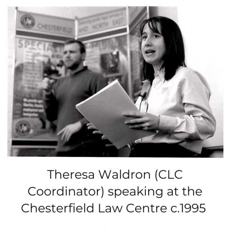 1995 Theresa Waldron introducing Tony Benn